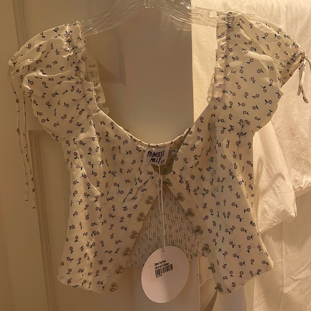 princess polly flower crop top